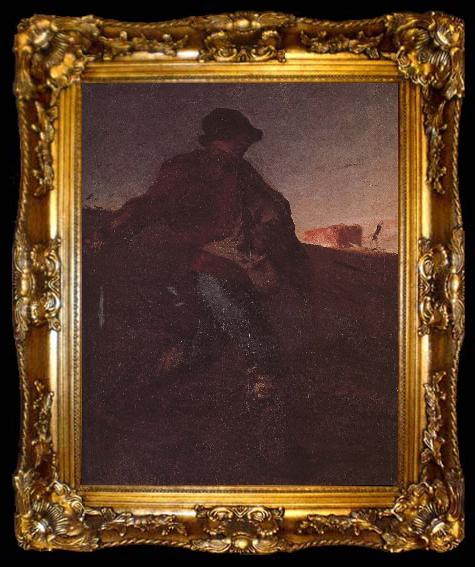 framed  Jean Francois Millet Sower, ta009-2